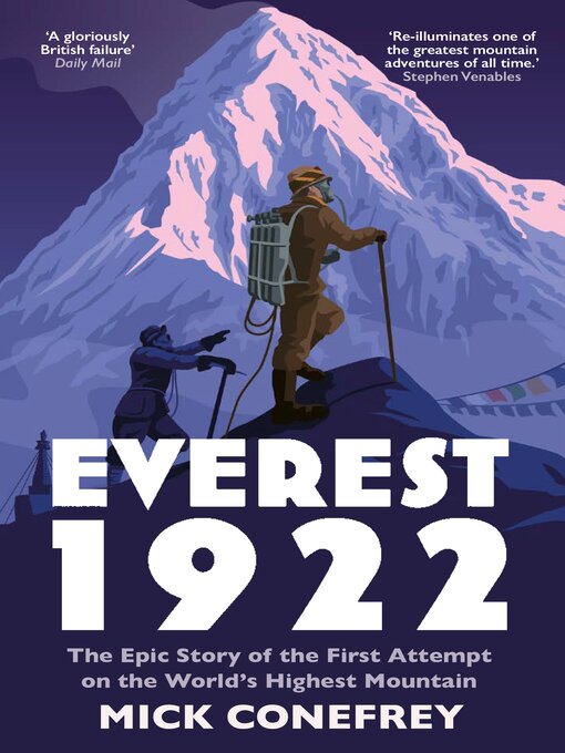 Title details for Everest 1922 by Mick Conefrey - Wait list